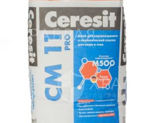 Клей Ceresit CM 11 для керамогранита и керамической плитки